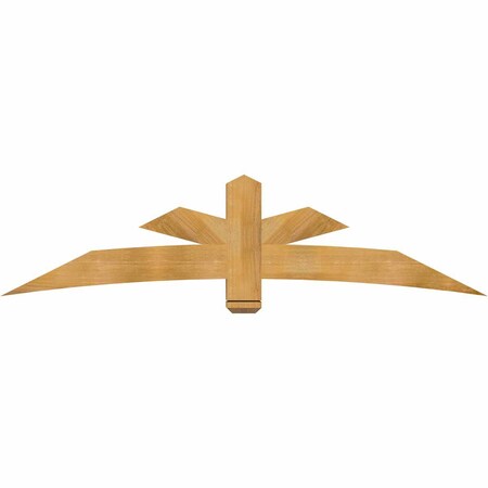 Ekena Millwork Alberta Rough Sawn Timber Gable Bracket, Western Red Cedar, 84"W x 21"H x 6"D x 6"F, 6/12 Pitch GBW084X21X0606ALB00RWR